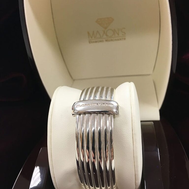 SLANE sterling silver cuff bracelet