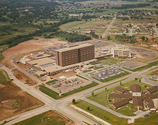 CoxHealth South being constructed.