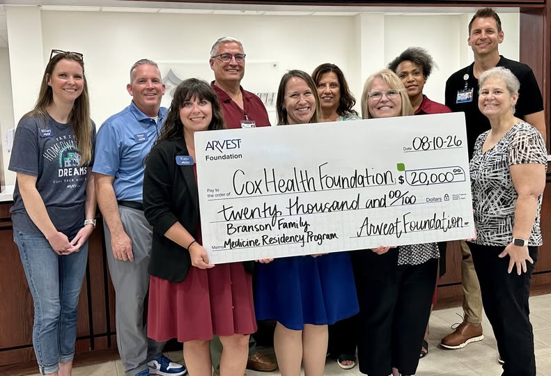 Arvest Foundation Supports CoxHealth Branson Family Medicine Residency Program