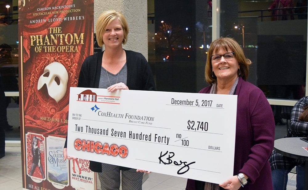 Chicago nets donation for CoxHealth Foundation