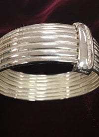 SLANE sterling silver cuff bracelet