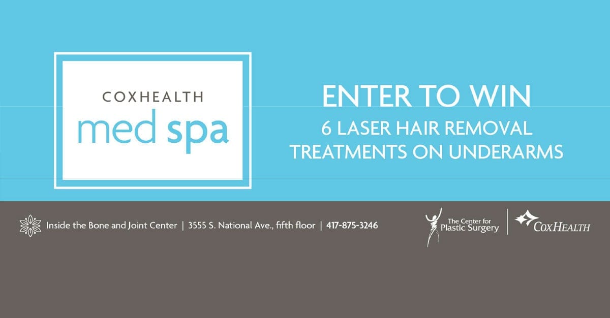Med Spa Raffle Sign CoxHealth Med Spa Raffle - ENTER TO WIN - CoxHealth Foundation